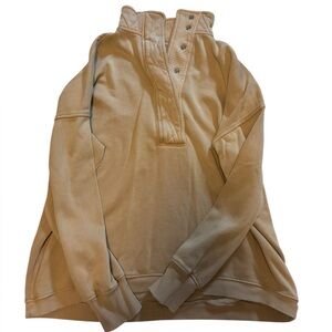 Aerie Tan Textured Knit Top